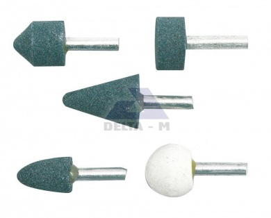 Brousky na kov 5ks - stopka 6mm