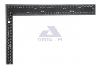 Úhelník 300x200mm černý