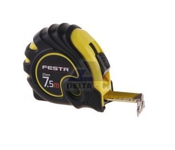 7,5-metr svinovací 25mm - 3x stop + magnetický háček