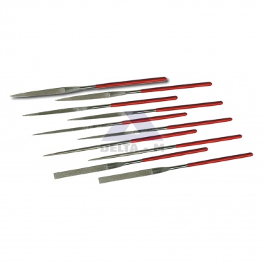 Pilníky diamantové sada 10ks - 140mm