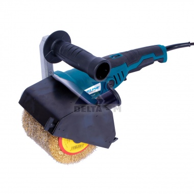 Bruska satinační válcová 120x100 mm - 1300W + ocelový kartáč válec