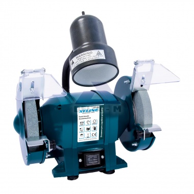 Bruska stolní dvoukotoučová 150mm - 300W + lampa 40 W