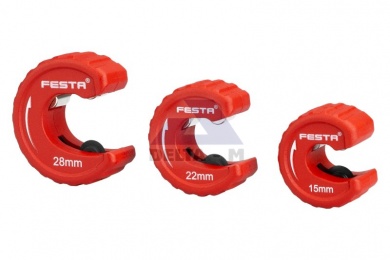 Sada kulatých řezačů na trubky 15-22-28mm PVC-Al-Cu