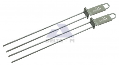 Grilovací špízy dvojité - sada 2ks - 32cm