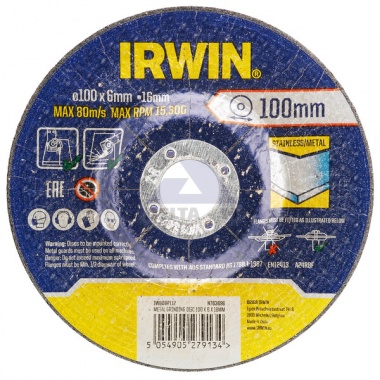 Kotouč brusný na kov 100x6 - upínací otvor 16mm