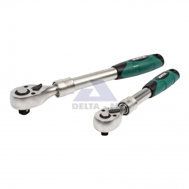 Ráčna 1/2" - 72T - teleskopická rukojeť 300-445mm CrV