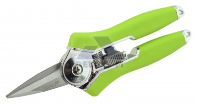 Nůžky zahradní úzké s vroubky 160mm bypass