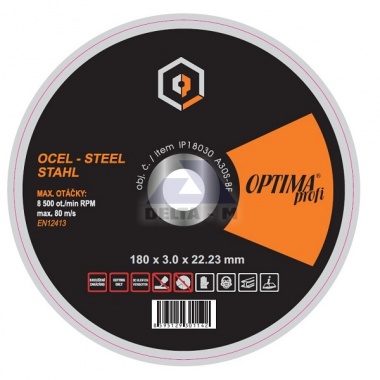 Kotouč řezný na kov 180x3 PROFI