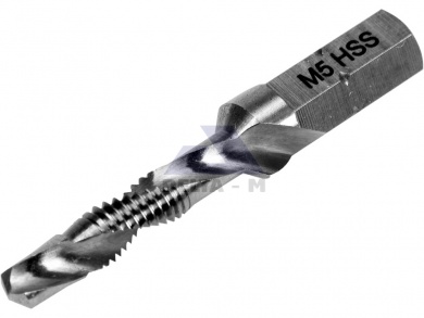 Vrták se závitníkem M5 - HSS M2 Vrták se závitníkem M5 - HSS M2