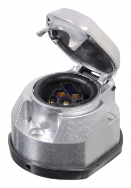 Zásuvka tažného zařízení 13 polů s těsněním - ALU