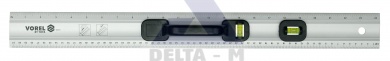 Pravítko ALU s rukojetí 60cm + 2x libela