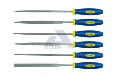 Pilníky jehlové sada 6ks - 140mm
