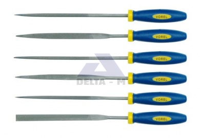 Pilníky jehlové sada 6ks - 160mm