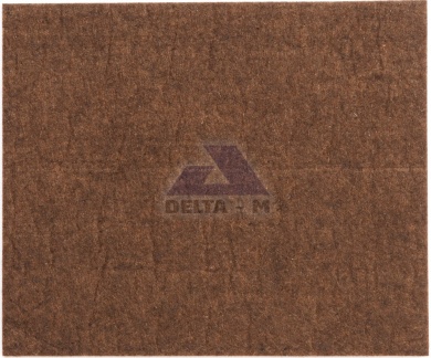 Podložka samolepící filc hnědý - 100x120mm