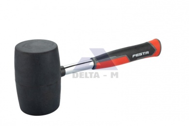 Palice gumová 90mm - kovová rukojeť