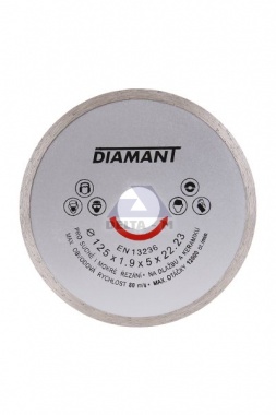 Kotouč diamant 125mm plný DIA