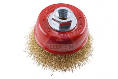 Kartáč hrnkový 75mm - pomosazený - M14