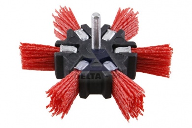 Kartáč radiální 100mm - nylonový čistící - stopka Kartáč radiální 100mm - nylonový čistící - stopka