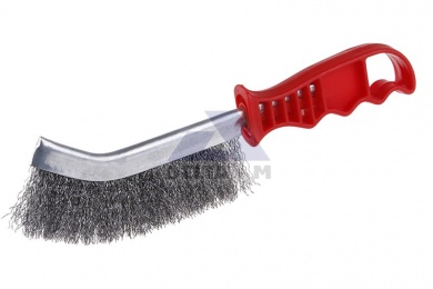 Kartáč vlnitý ocel 27cm - plastová rukojeť Kartáč vlnitý ocel 27cm - plastová rukojeť