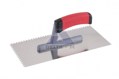 Hladítko 280x130mm NEREZ zub E4 gumová rukojeť