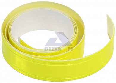 Páska samolepící reflexní žlutá 2cmx90cm