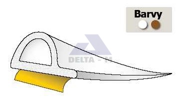 P 100m 9x5.5mm hnědé