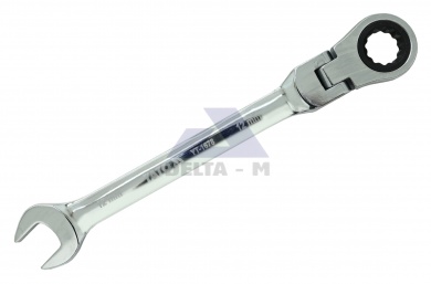 Klíč očkoplochý ráčnový kloubový 12mm CrV