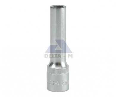 Hlavice 3/8" 8mm prodloužená 63mm CrV