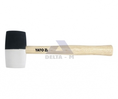 Palice gumová 63mm - 780g - dřevěná rukojeť