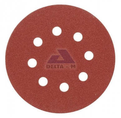 Papír brusný 125mm P120 s otvory - suchý zip - 5ks