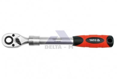 Ráčna 1/2" - 72T - teleskopická rukojeť 305-445mm CrV