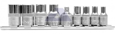 Hlavice torx 1/4"-3/8" E5-E16