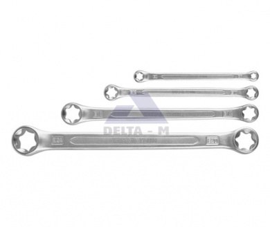 Klíče očkové torx E6-E24 - 4ks