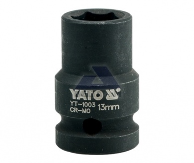 Hlavice rázová 1/2" - 13mm černá IMPACT