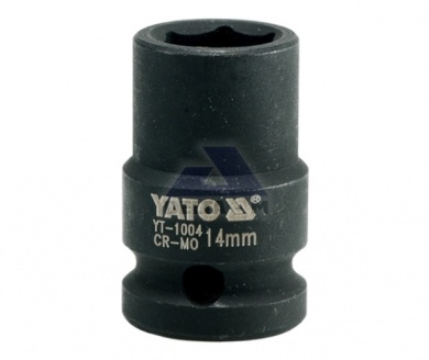 Hlavice 1/2" 14mm černá