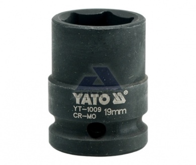 Hlavice rázová 1/2" - 19mm černá IMPACT