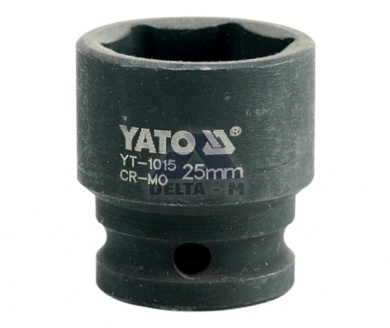 Hlavice rázová 1/2" - 25mm černá IMPACT