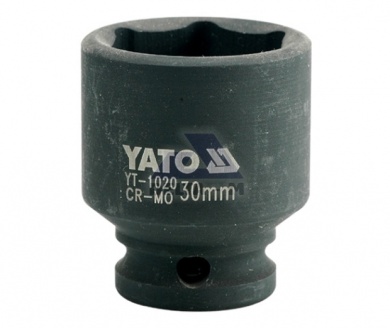 Hlavice rázová 1/2" - 30mm černá IMPACT