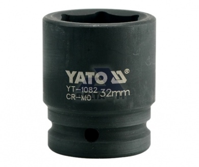 Hlavice rázová 3/4" - 32mm černá IMPACT