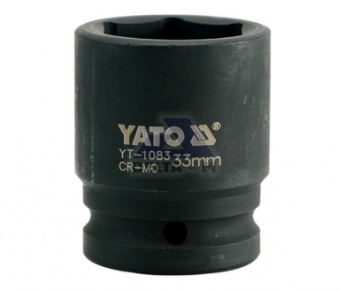 Hlavice rázová 3/4" - 33mm černá IMPACT