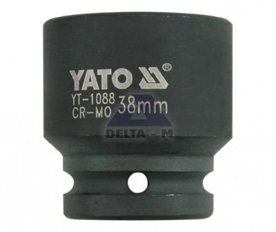 Hlavice rázová 3/4" - 38mm černá IMPACT