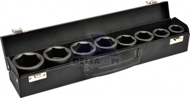 Hlavice rázové sada 3/4" černé 8ks - 22-41mm IMPACT
