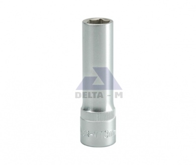 Hlavice 1/2" 13mm prodloužená 76mm CrV