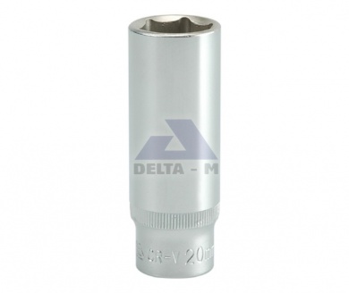 Hlavice 1/2" 20mm prodloužená 76mm CrV