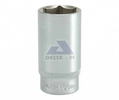 Hlavice 1/2" 30mm prodloužená 76mm CrV