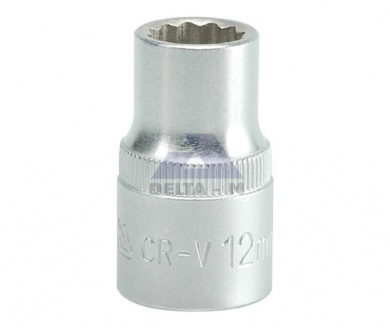 Hlavice 1/2" 12mm 12tihran CrV