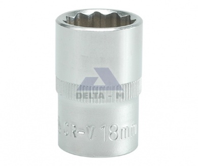 Hlavice 1/2" 19mm 12tihran