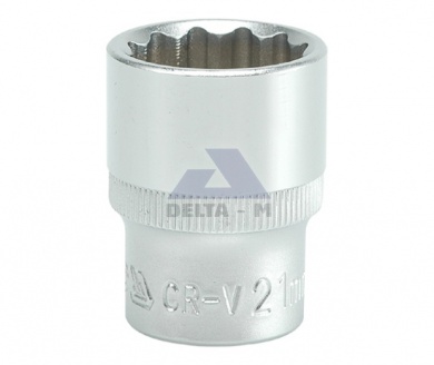 Hlavice 1/2" 21mm 12tihran CrV