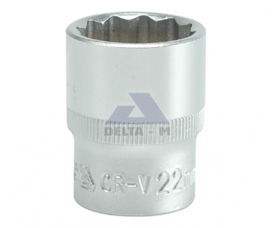 Hlavice 1/2" 22mm 12tihran