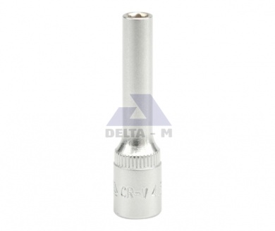 Hlavice 1/4" 4.5mm prodloužená 50mm CrV